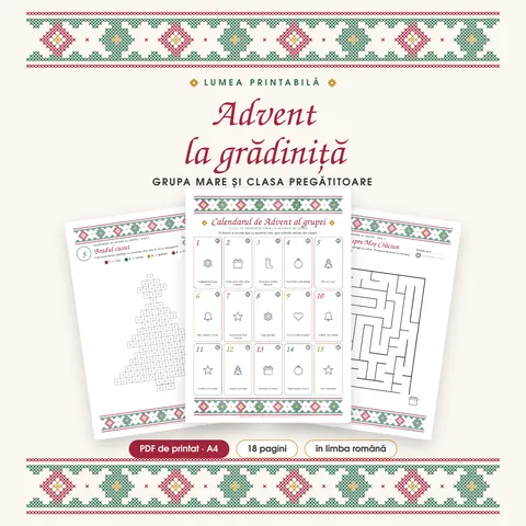 Coperta: Advent la grădiniță