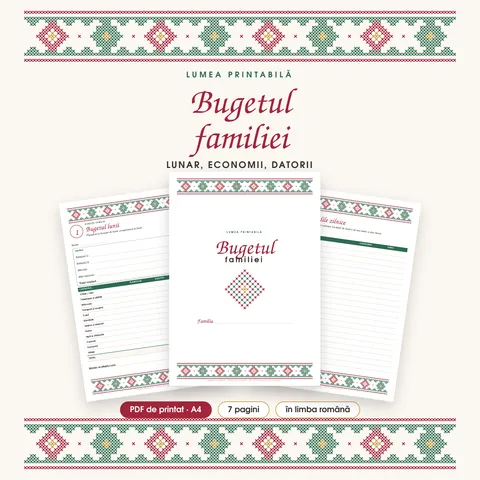 Coperta: Bugetul familiei