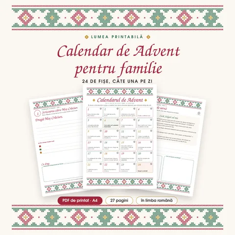 Coperta: Calendarul de Advent al familiei