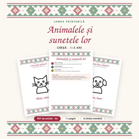 Coperta: Animalele și sunetele lor