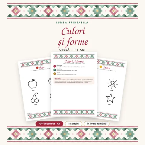 Coperta: Culori și forme