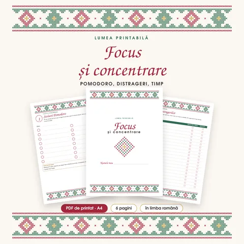 Coperta: Focus și concentrare