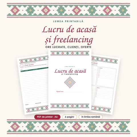 Coperta: Lucru de acasă și freelancing