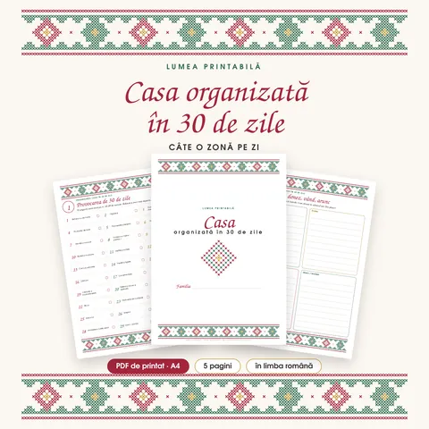 Coperta: Casa organizată în 30 de zile
