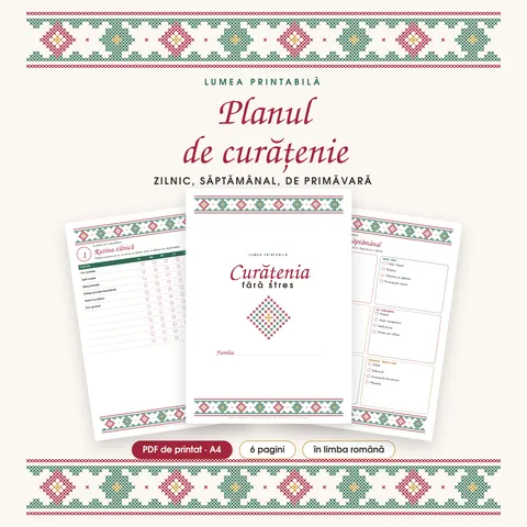 Coperta: Planul de curățenie